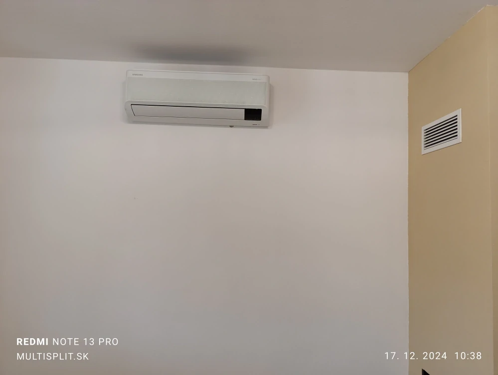 Montáž klimatizácie na predprípravu pre dve vnútorné jednotky 2-multi