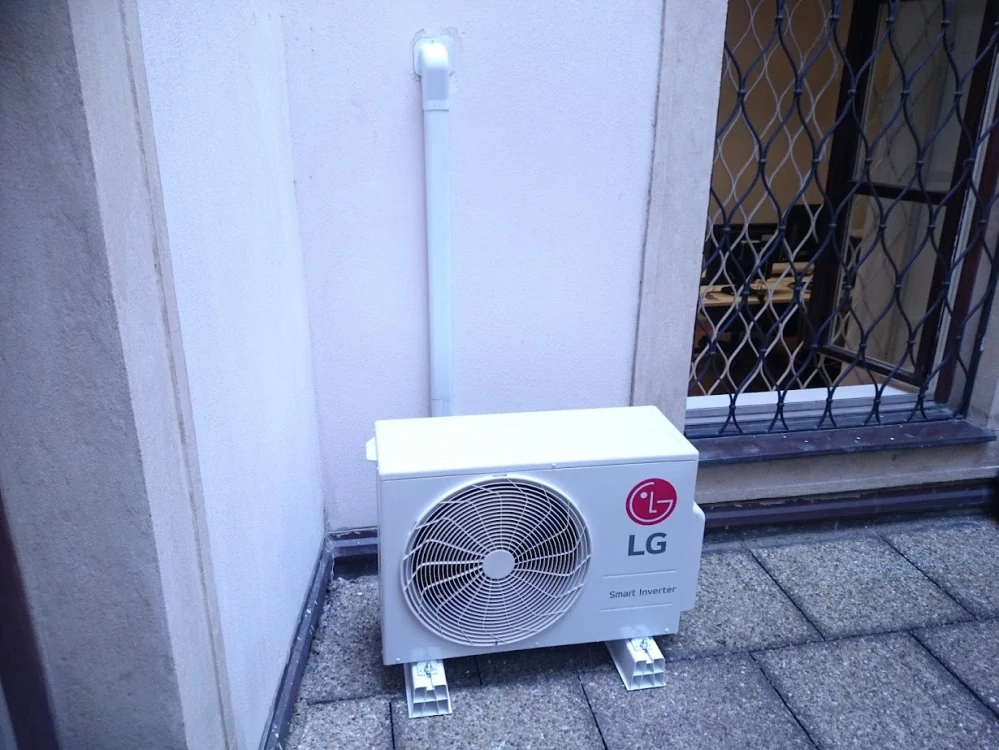 Montáž klimatizácie v Bratislave, pre dĺžku Cu rozvodov do 3 m medzi vnútornou a vonkajšou jednotkou