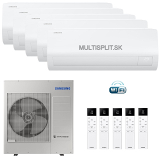 Klimatizácia Samsung Cebu S2 5x multisplit 2,5kW + vonk. j. 10kW