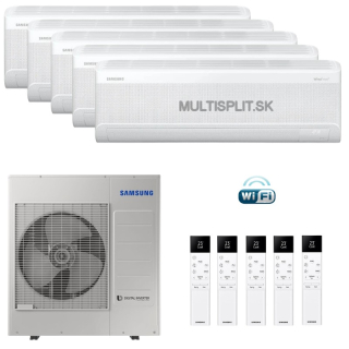 Klimatizácia Samsung WINDFREE Elite S2 5x multisplit 2,5kW + vonkajšia 10kW