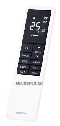 Klimatizácia Toshiba Shorai Edge white 3x multisplit (2,5kW +2,5kW + 3,5kW) + vonkajšia 7,5kW 