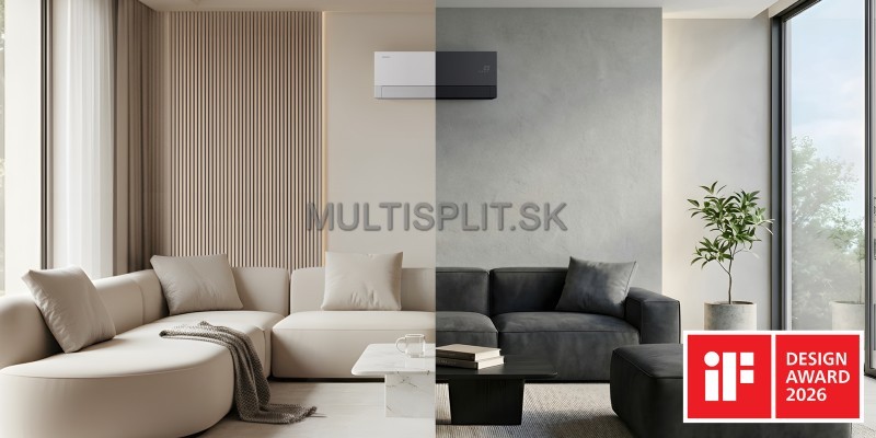 Klimatizácia Samsung WindFree Premiere Black 2,5kW AR70H09C1ABNEU set